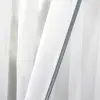 Firana biała taśma woal gipiura 180x400cm