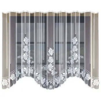 Firanka do kuchni gotowa biała 150x300cm