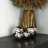 Kule dekoracyjne srebrne długie 100cm