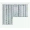 Zestaw firan biały żakard 150x300 230x200cm