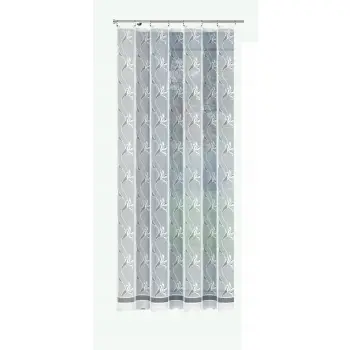 Zestaw firan biały żakard 150x300 230x200cm