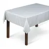 Obrus tkany beż-jasno szary 120x160cm outlet
