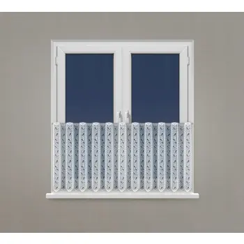 LAMBREKIN FIRANKA ŻAKARD na metry biała wys.70cm