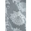 BIAŁA FIRANKA Z TAŚMĄ gotowa żakardowa 250x200cm