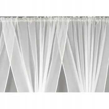 Firana dekoracyjna z woalu gipiura taśma 150x400cm
