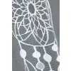 LAMBREKIN FIRANKA ŻAKARD na metry biała wys.70cm