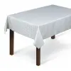 Obrus tkany beż-jasno szary 140x220cm outlet
