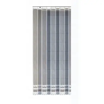 Biała firanka z taśmą żakard biała 250x200 outlet