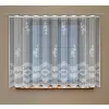 Biała firanka z taśmą żakard biała 250x200 outlet