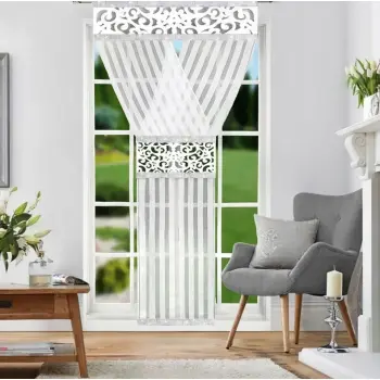 Panel dekoracyjny biały cyrkonie 250x120cm