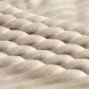 Koc narzuta mikrofibra piaskowy 160x200 miękki