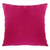 Poszewka dekoracyjna velvet welur 40x40 fuksja róż