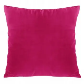 Poszewka dekoracyjna velvet welur 40x40 fuksja róż