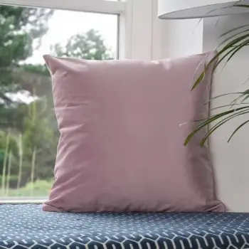 Poszewka dekoracyjna velvet welur 40x40 różowy