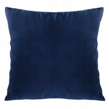 Poszewka dekoracyjna velvet welur 40x40 granatowa