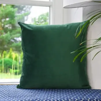 Poszewka dekoracyjna velvet welur 40x40 szmaragd