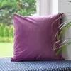 Poszewka dekoracyjna velvet welur 40x40 wrzosowy