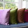 Poszewka dekoracyjna velvet welur 40x40 wrzosowy