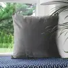 Poszewka dekoracyjna velvet welur 40x40 szary