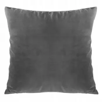 Poszewka dekoracyjna velvet welur 40x40 szary