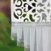 Panel dekoracyjny biały woal filc 160x120 cyrkonie