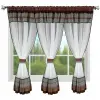 Firana kokony fiolet 180x400