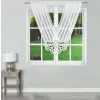 Firana gotowa panel ażur dekor święta 130x120