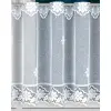 Biała firanka żakardowa taśma gotowa krótka lambrekin 60x300cm