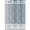 Biała firanka żakardowa taśma gotowa krótka lambrekin 60x300cm