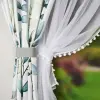 Zestaw dekoracyjny komplet firana krótka woal zasłony 155x400cm