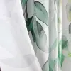 Zasłona biała w żółte kwiaty 250x145cm taśma WAVE