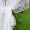 Długa firanka falbana biała 250x400