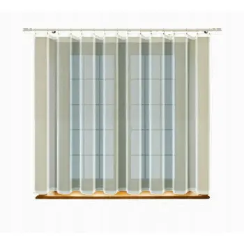 Biała FIRANKA Z TAŚMĄ gotowa żakardowa 250x300cm
