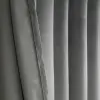 Zasłona welurowa z falbanami jasno szara 250x140cm