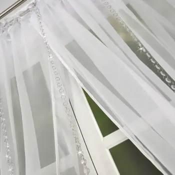 Komplet zestaw dekoracyjny zasłony wys.250 ażurowe zawieszki j.szary NOWOŚĆ