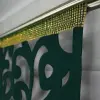 Komplet zestaw dekoracyjny zasłony panel wys.160 zielony zawieszka