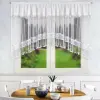 Firana markizeta welur 140x400 biała cyrkonie gipiura